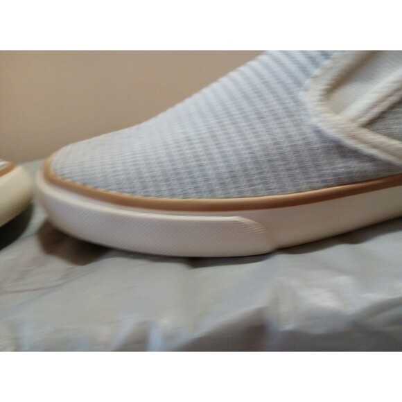 Margaritaville Sailor Shoes Women’s US 8.5 WHITE BlueStriped Canvas Slip On Boat - Picture 9 of 16